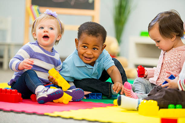 Toddlers playing