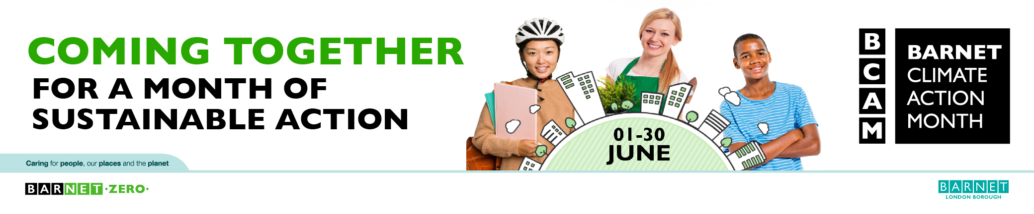 BCAM banner showing people participating and date of 1 June to 30 June