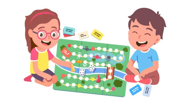 Children playing games