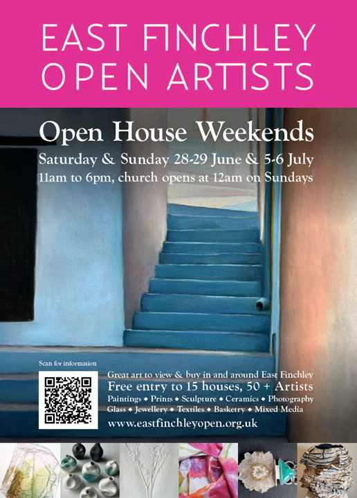 East Finchley open artists event flyer