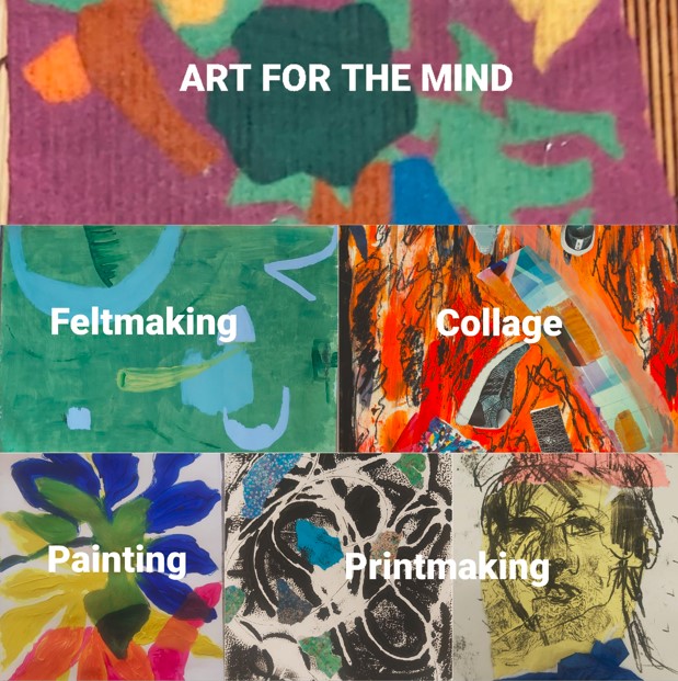 Colourful examples of art media