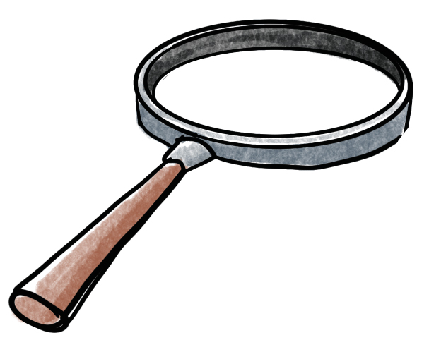 Drawing of a spyglass
