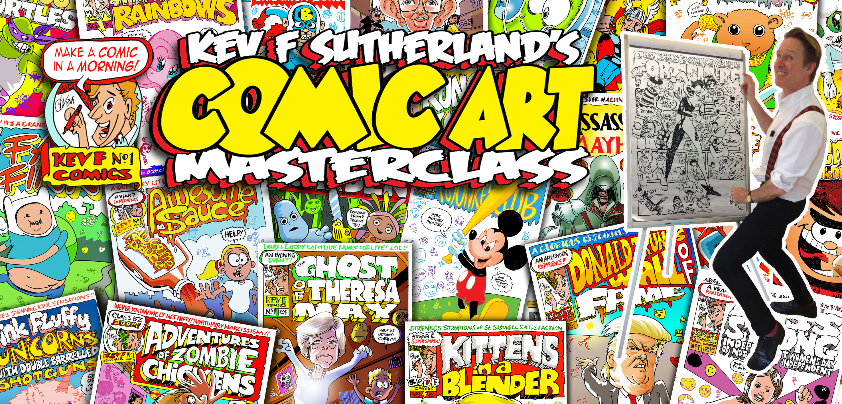 Comic art masterclass logo