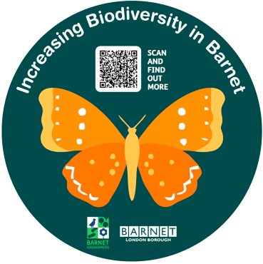 Increasing biodiversity in Barnet logo