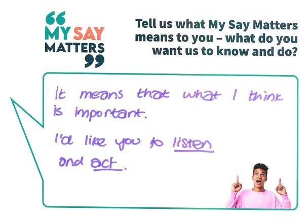 My Say Matters pledge 22