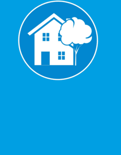 Corporate brand places icon