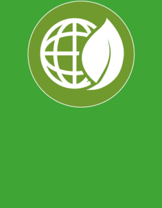 Corporate brand planet icon