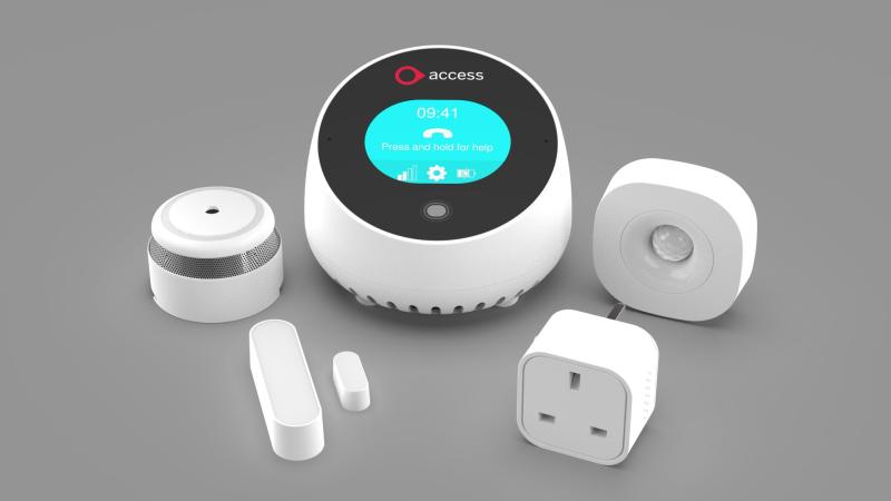 Image of the Home Hub and Sensors