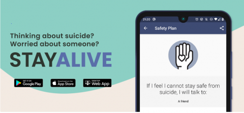 download the stay alive app poster