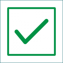 green tick