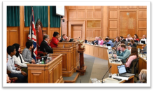 Image of youth assembly in council chambers