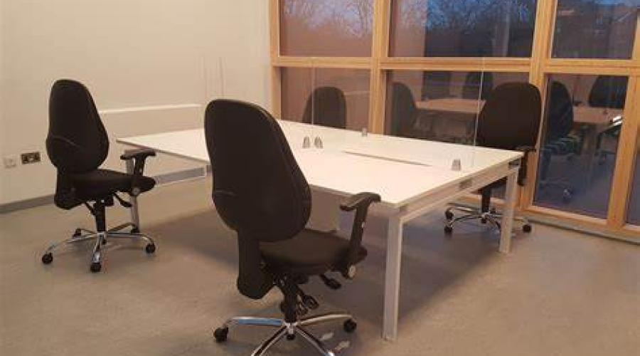 co-working space at Tarling Road Community Hub
