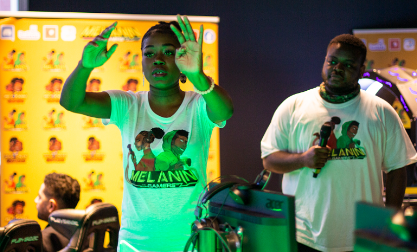 Melanin Gamers founder and Barnet Big Idea winner Annabel Ashalley-Anthony, with her brother Alan