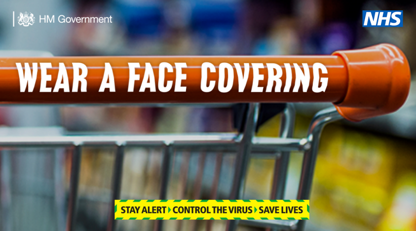 Wear a face covering