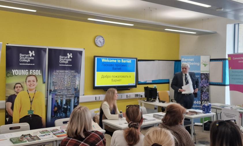 Homes for Ukraine event
