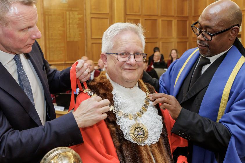Councillor Danny Rich has become the 61st Mayor of Barnet
