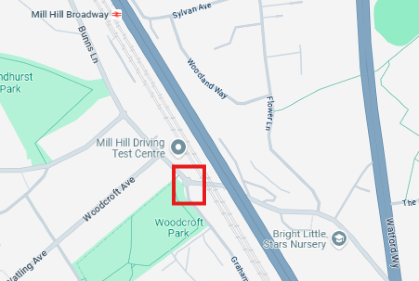 Bunns lane bin location