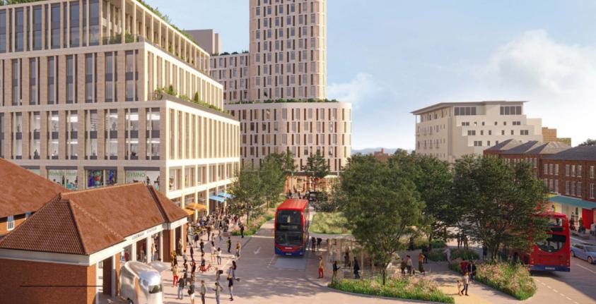 Image has been supplied by the developer Ballymore (Edgware) for illustrative purposes only.