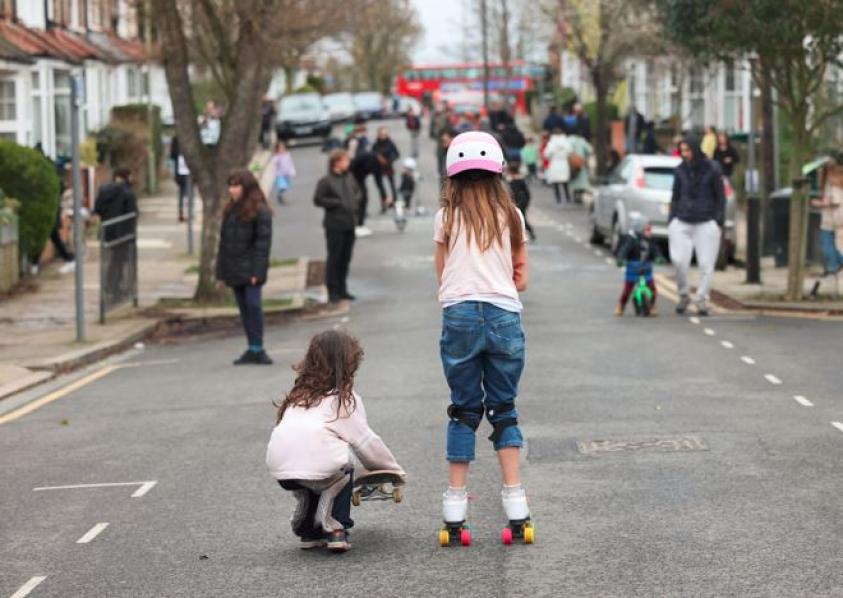 A play street in Finchley