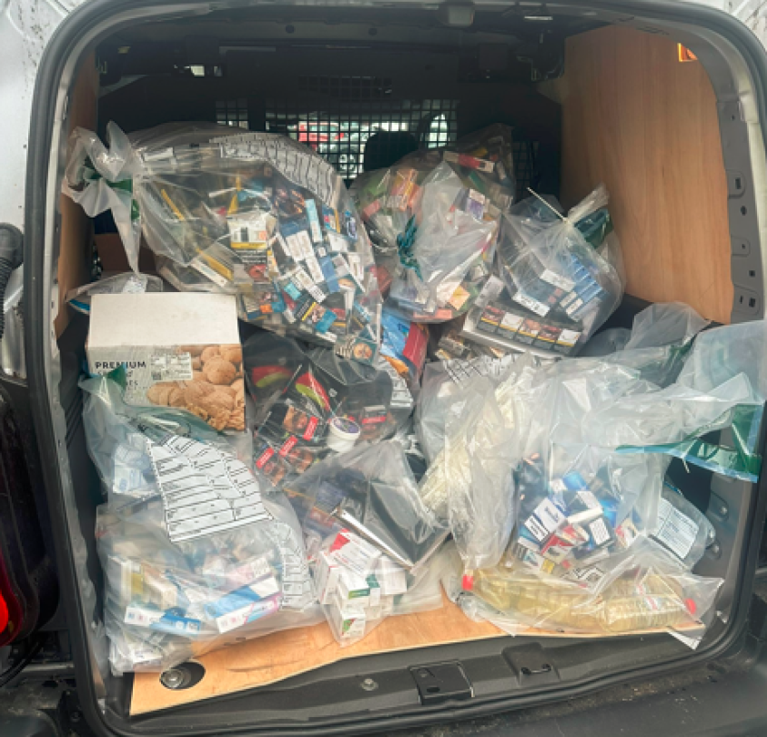 Illicit goods seized