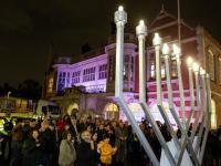 Menorah lighting in Barnet