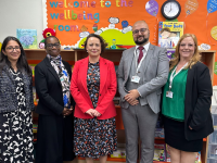 Minister Catherine McKinnell at Hasmonean School